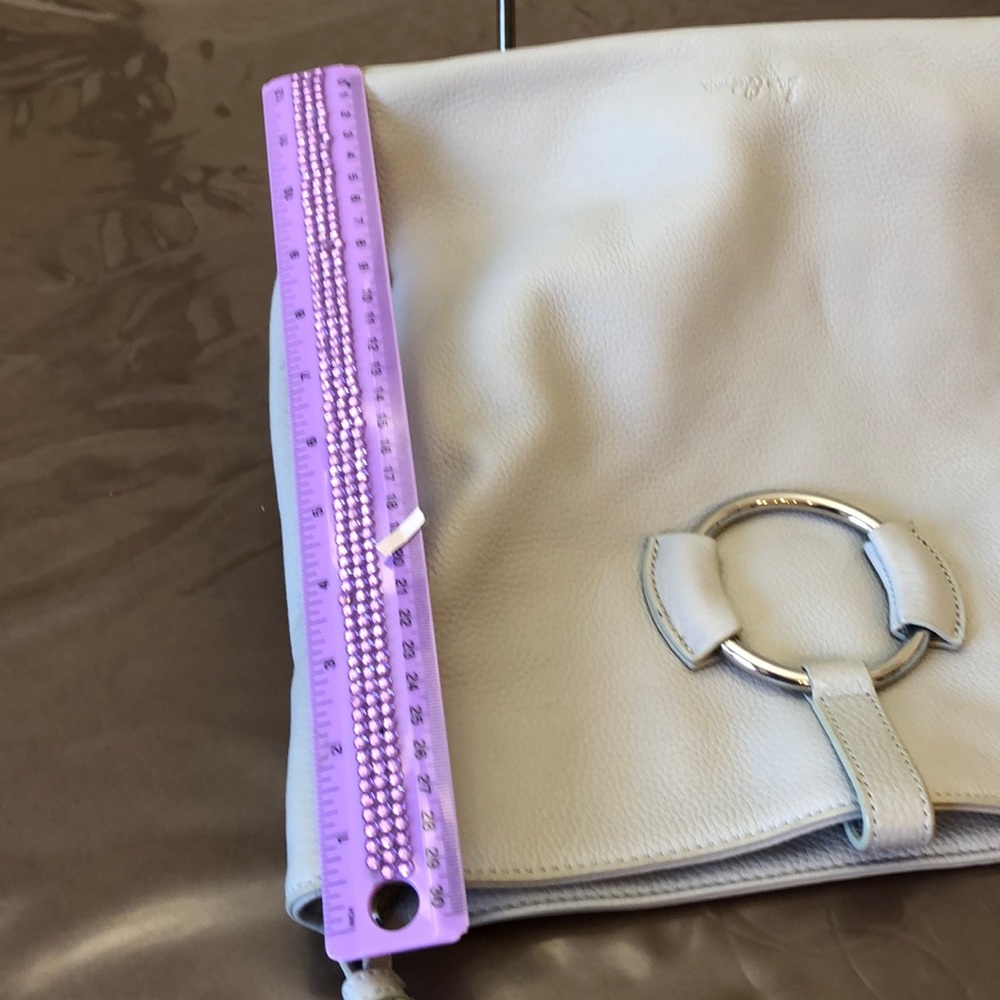 Sam Edelman Light Gray Leather Bag - Picture 4 of 9